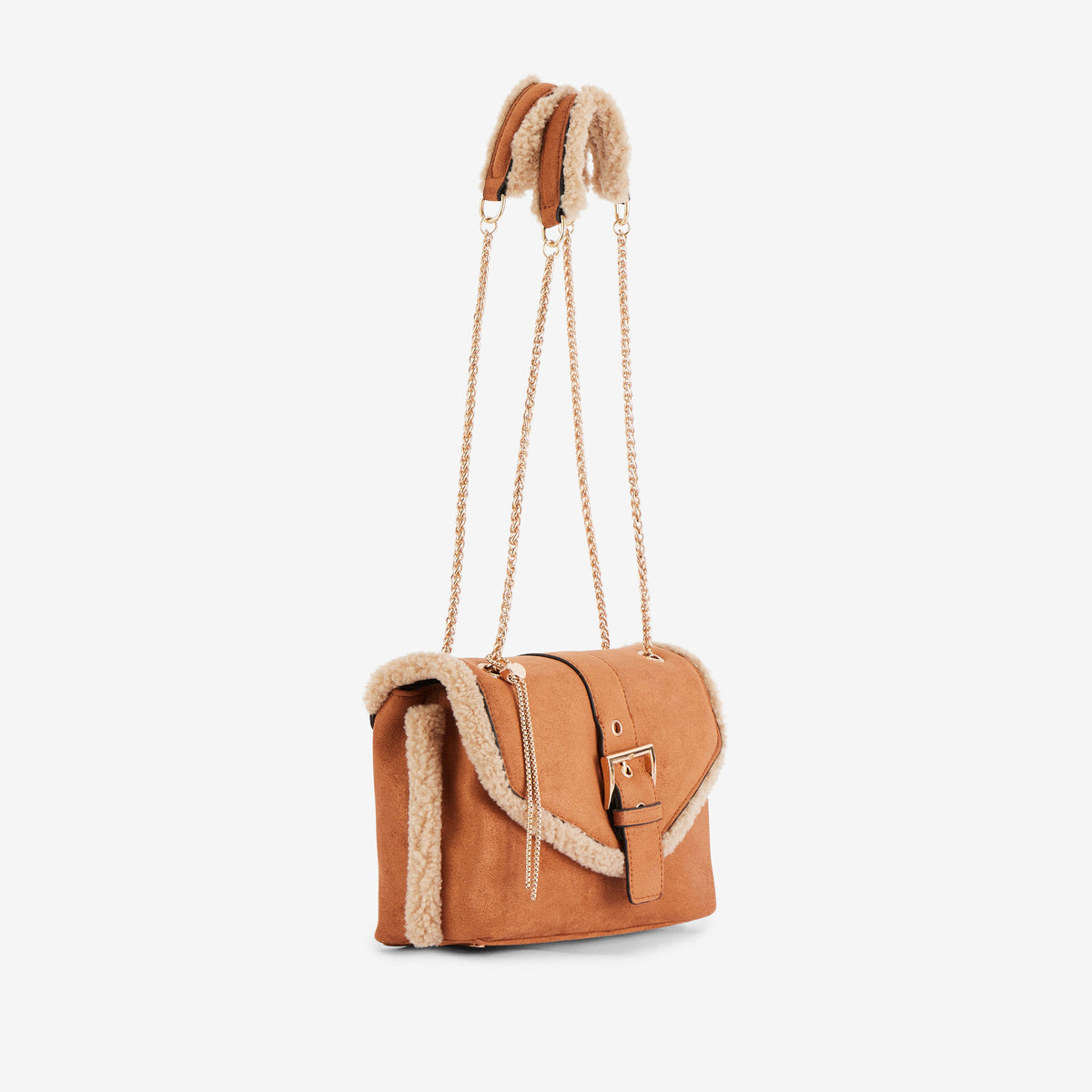 Sac porté épaule camel Reyana