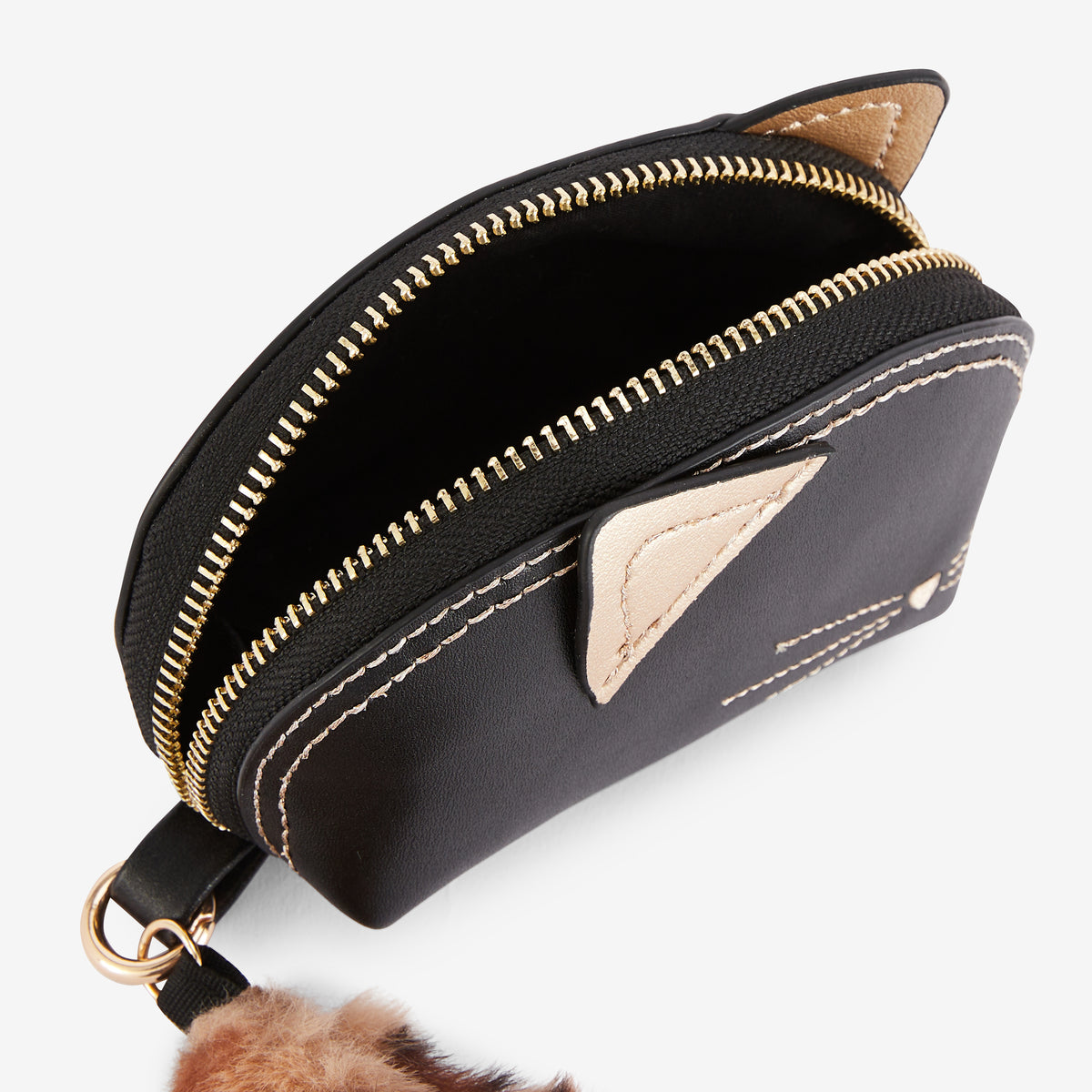 Porte-monnaie chat noir Rakita