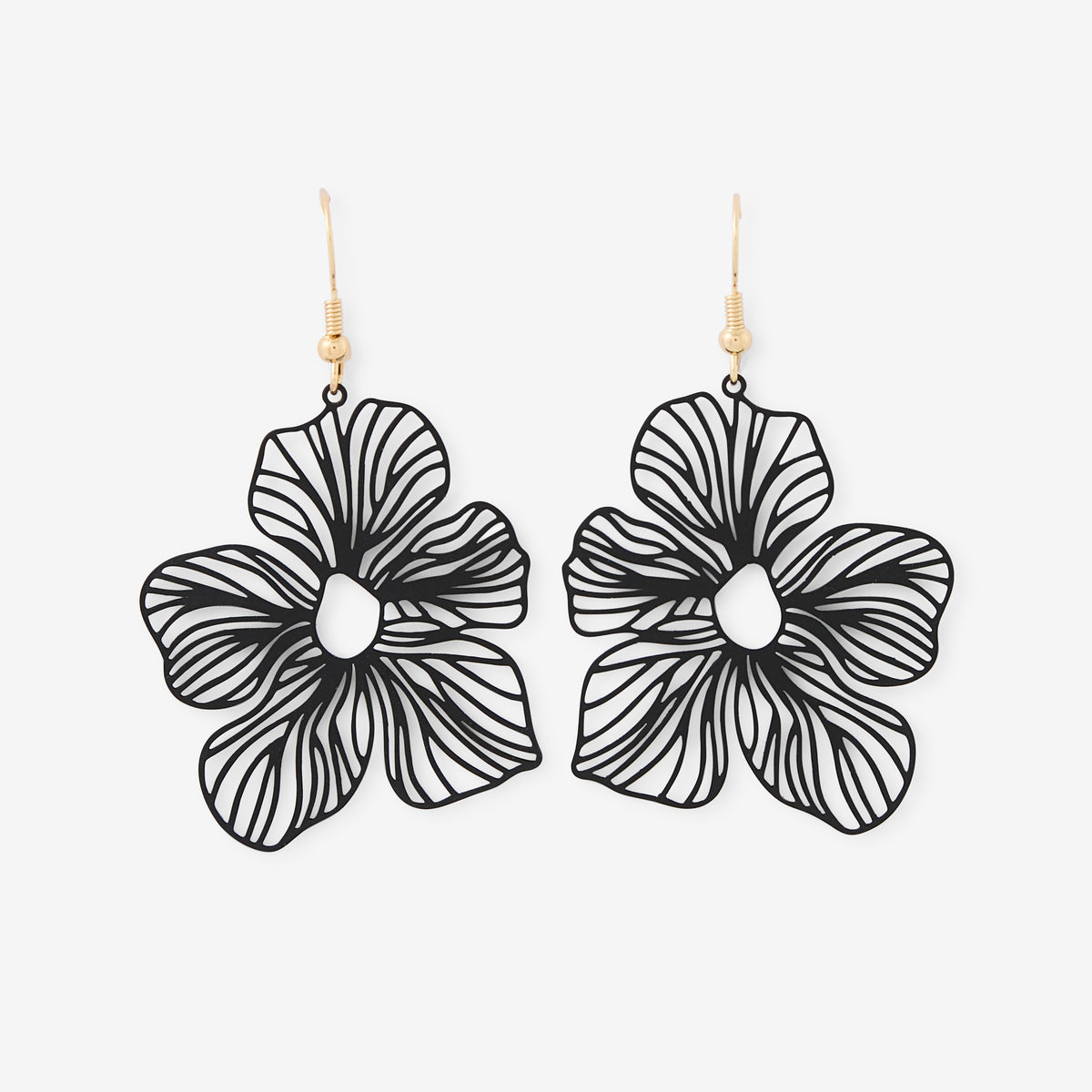 Boucles d'oreilles fleur en filigrane Romantique