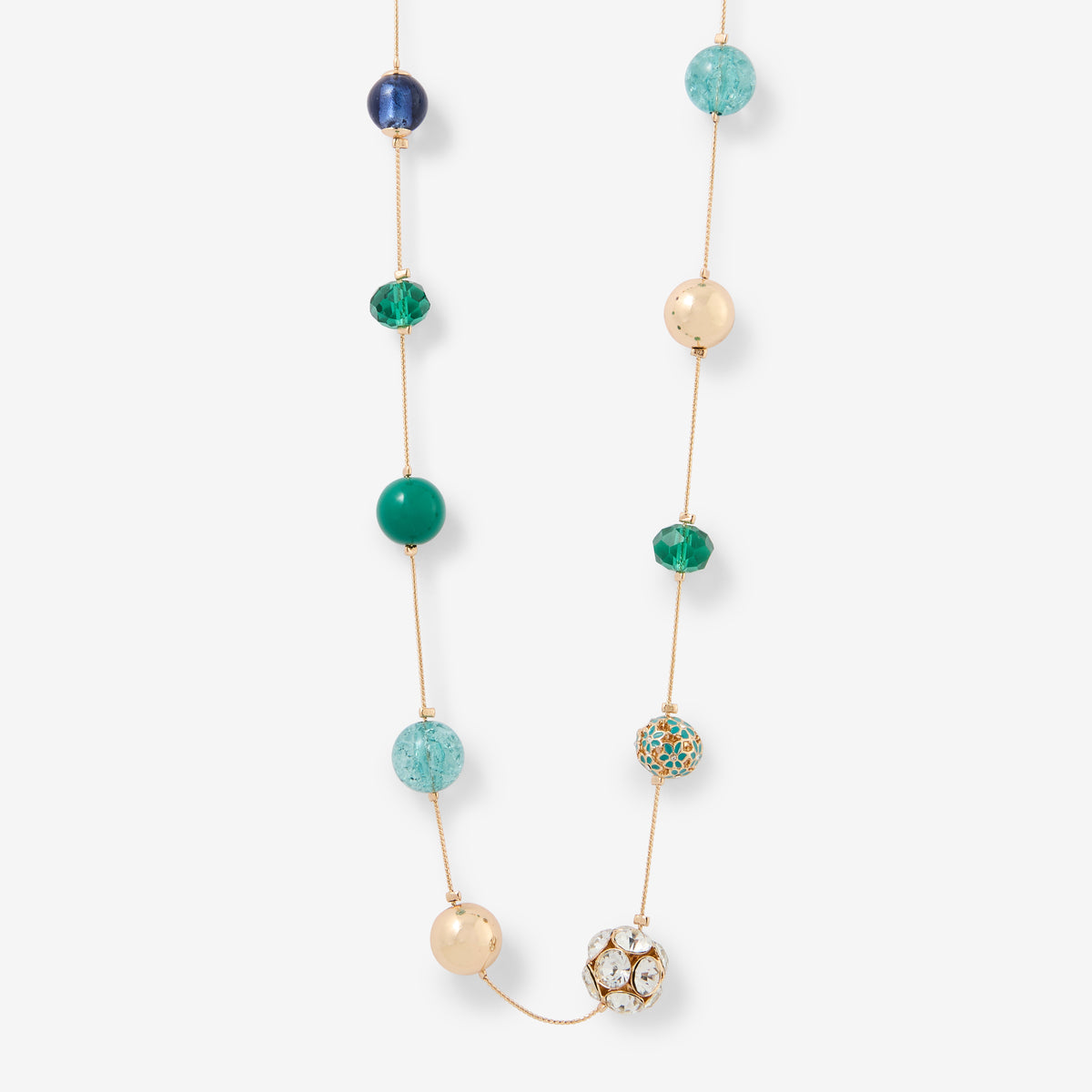 Sautoirs multi perles Best vert paon