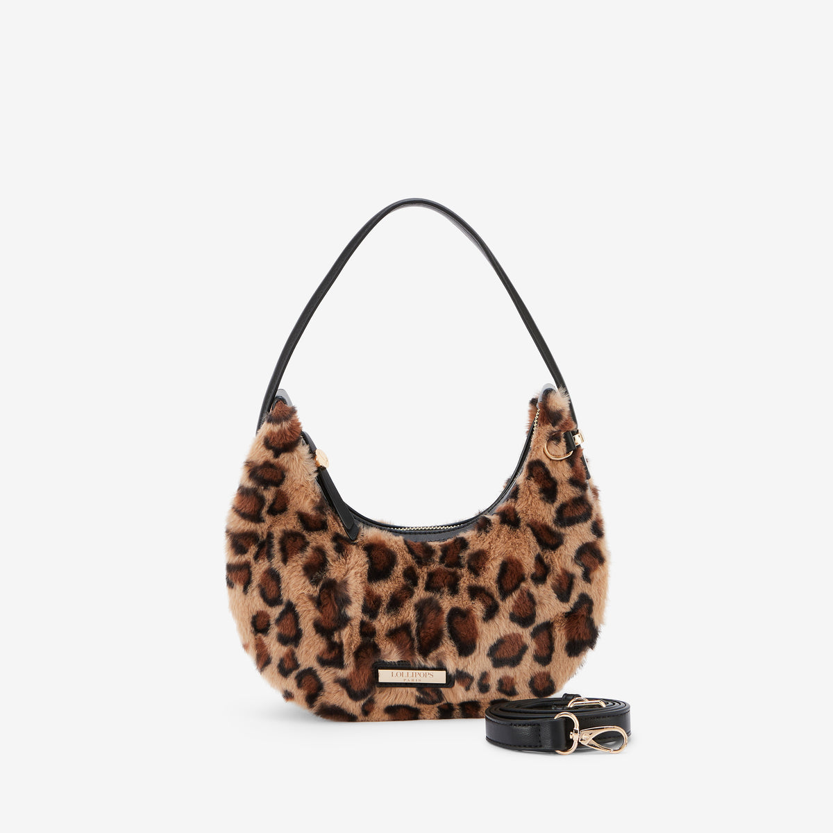 Petit sac hobo léopard Rakita