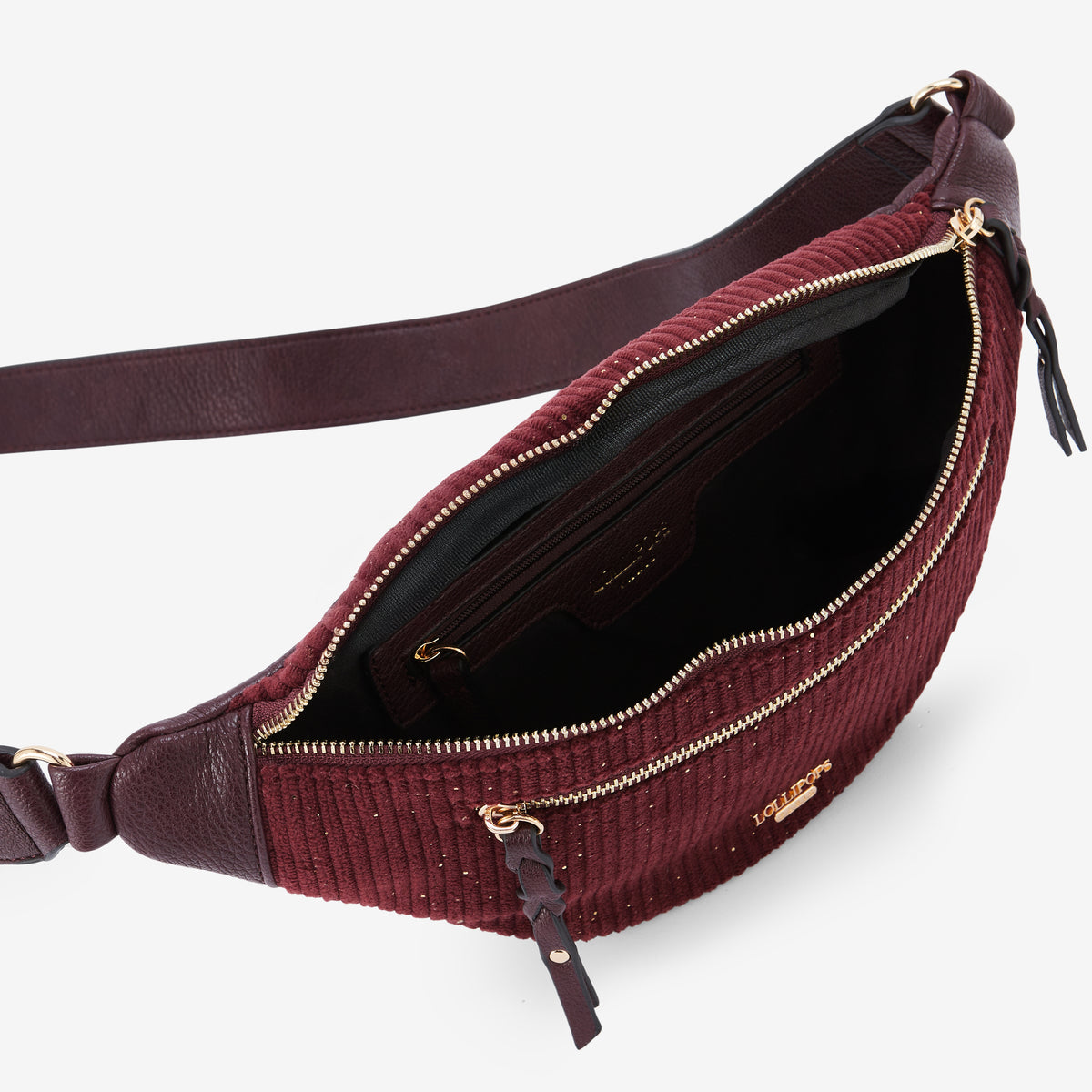 Ceinture banane bordeaux Riff