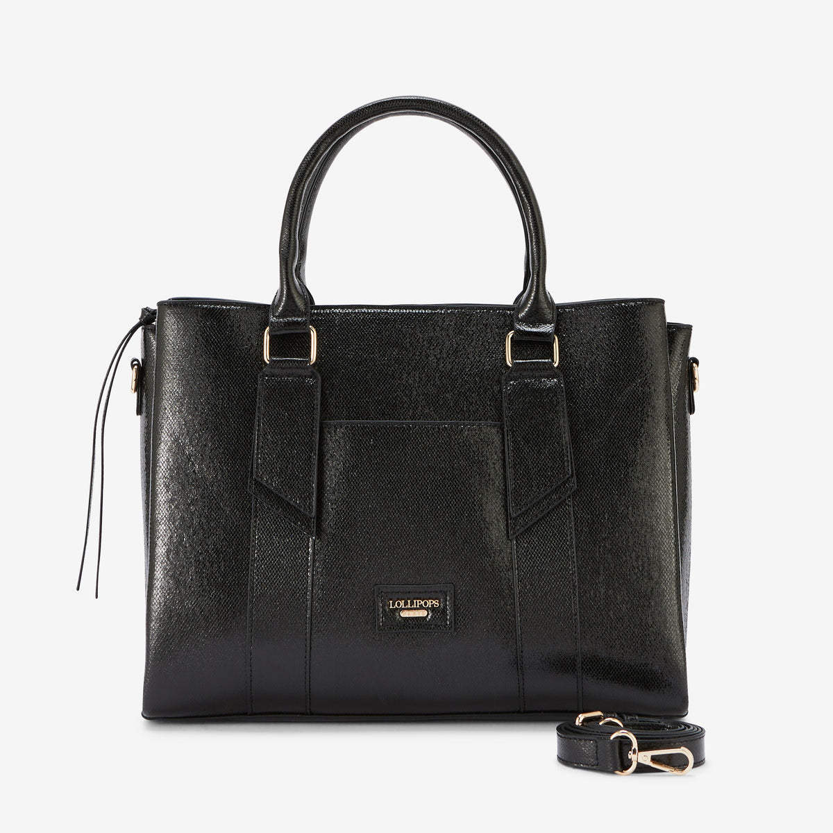 Grand sac shopper noir Romane