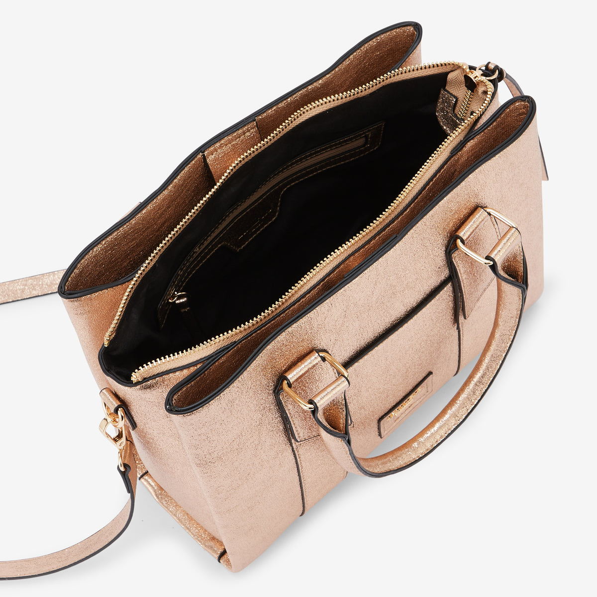 Sac shopper doré Romane