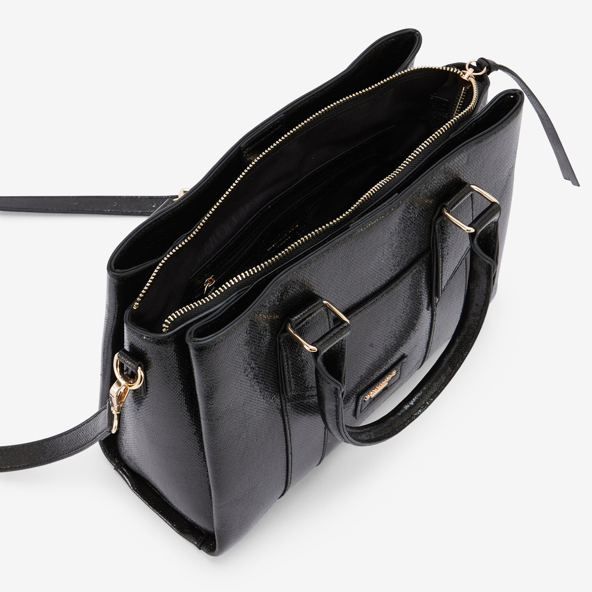 Sac shopper noir Romane