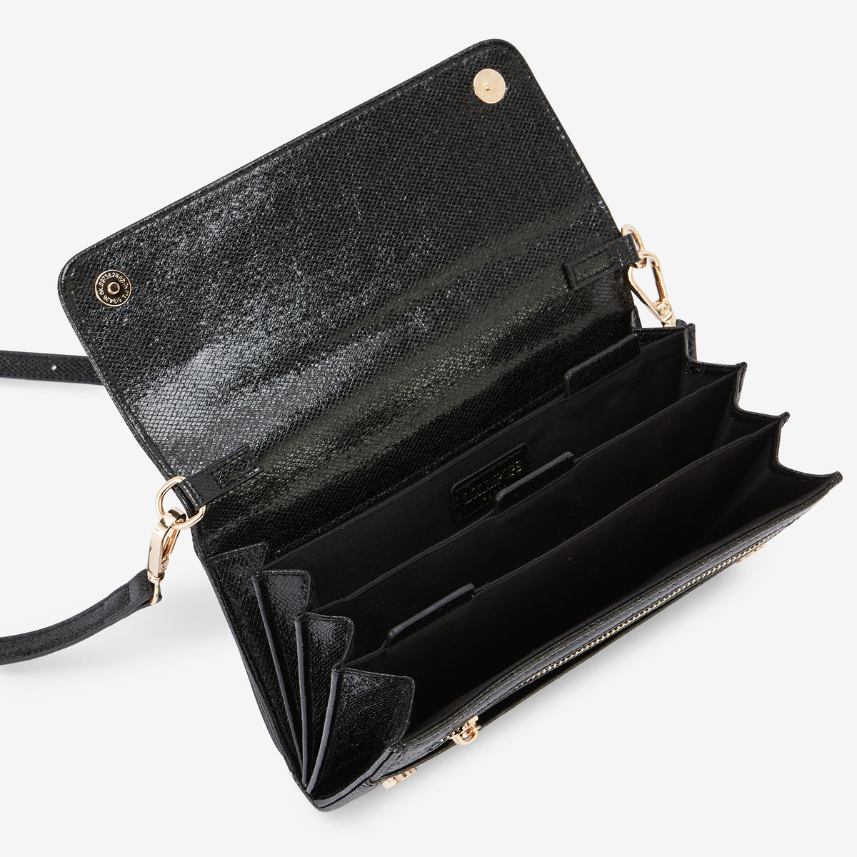 Pochette de voyage noire Romane