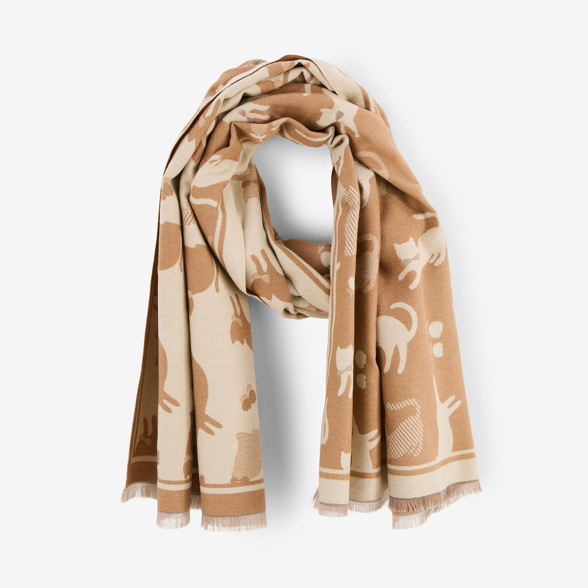 Echarpe beige Richat