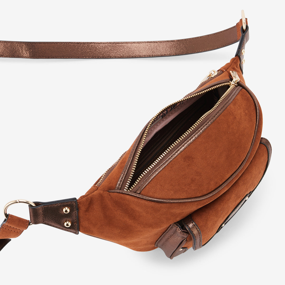 Ceinture banane cognac Roberto