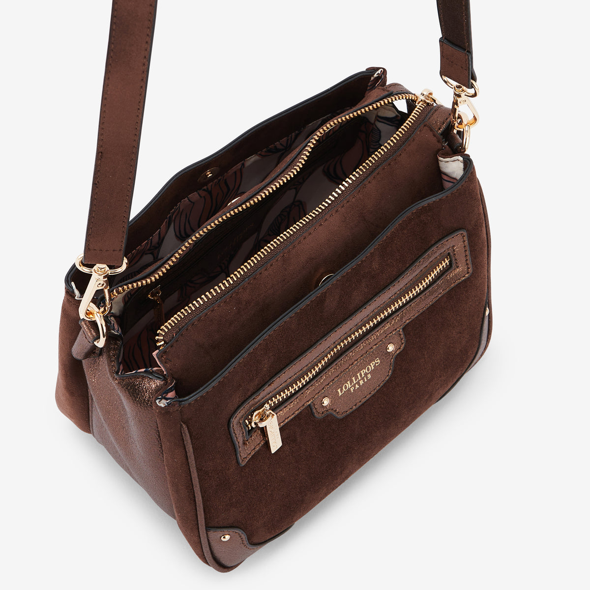 Sac multi poches marron Roberto