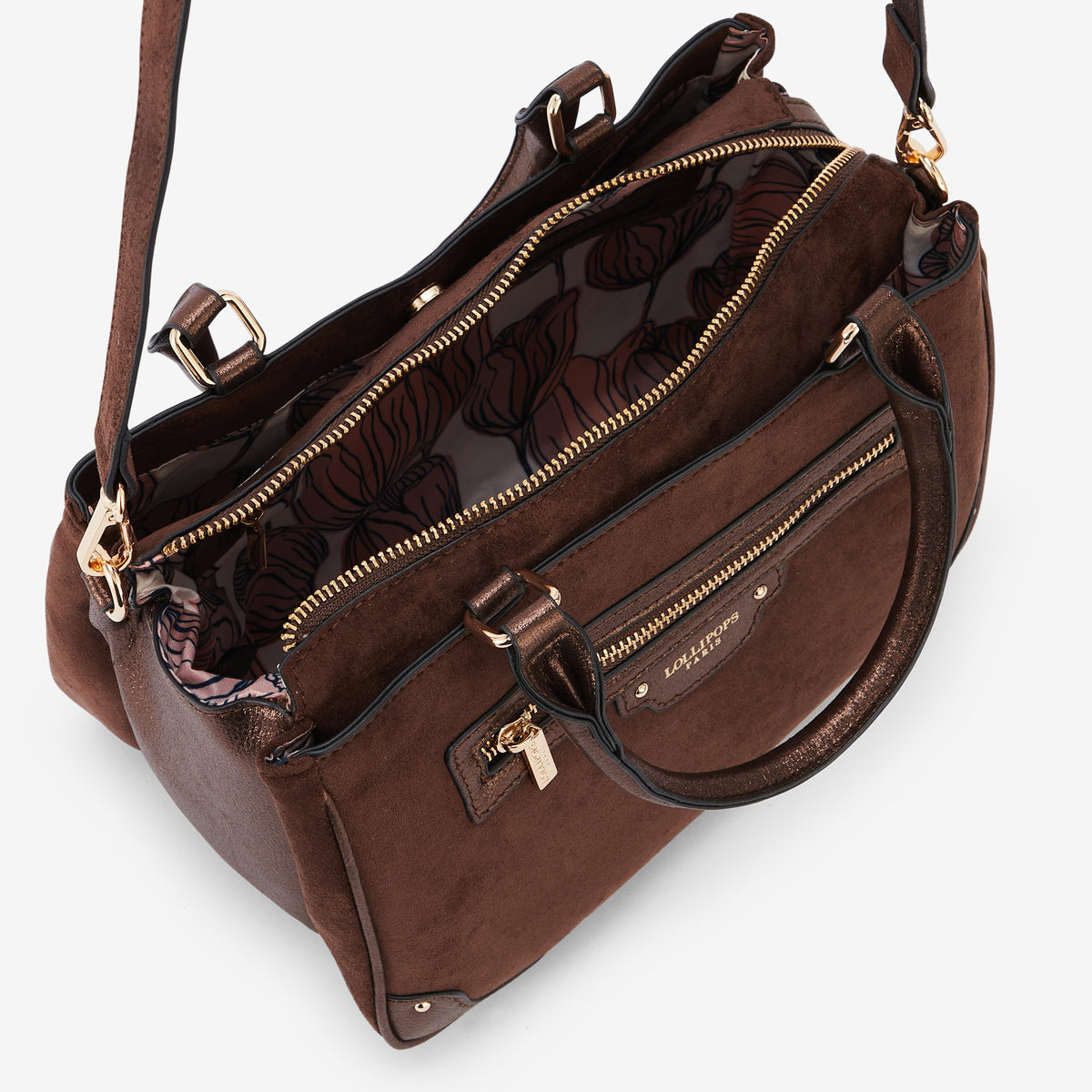 Sac shopper marron Roberto