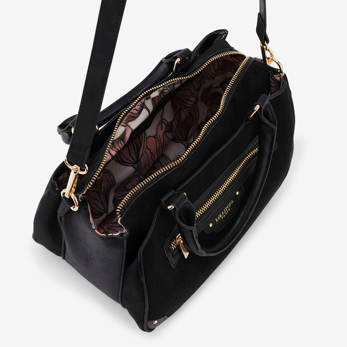 Sac shopper noir Roberto