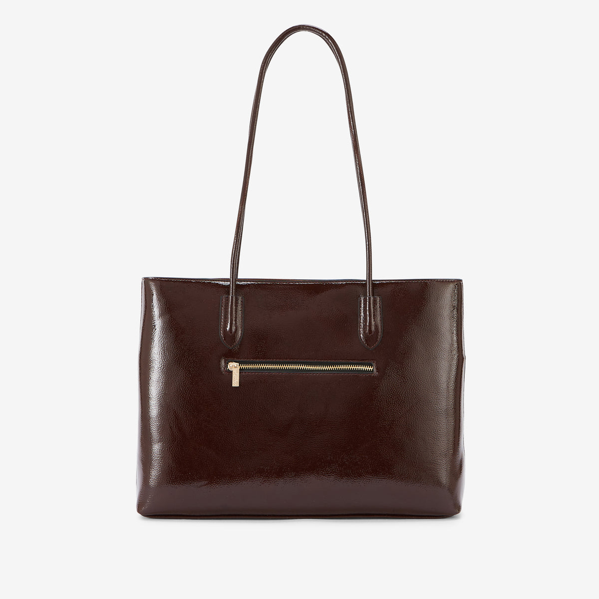 Grand sac shopper marron Rosario
