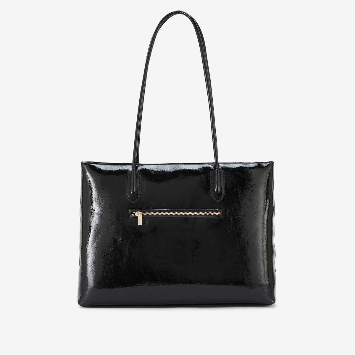 Grand sac shopper noir Rosario