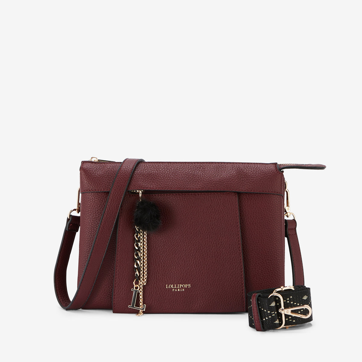 Sac multi poches bordeaux Roy