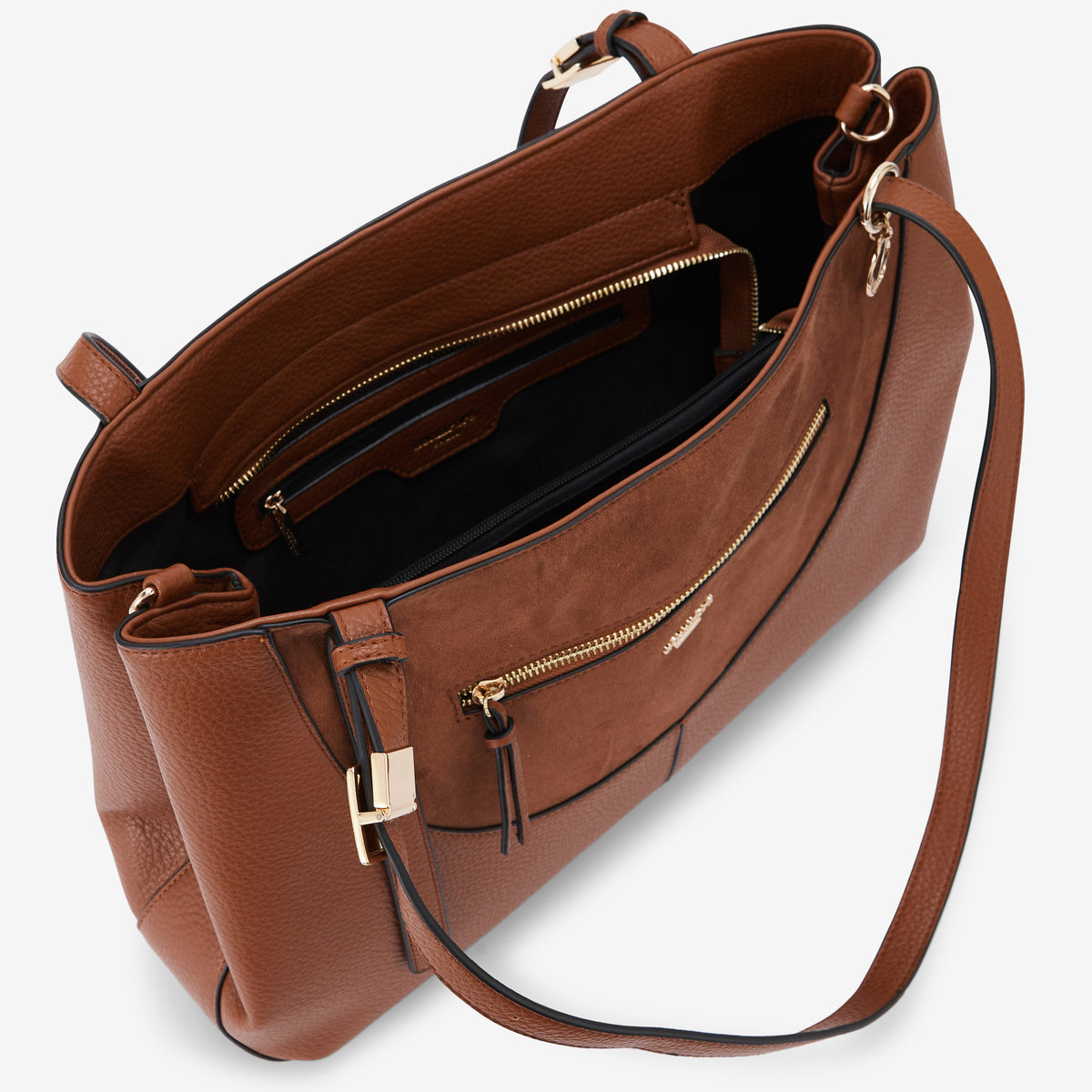 Grand sac shopper cognac Raven