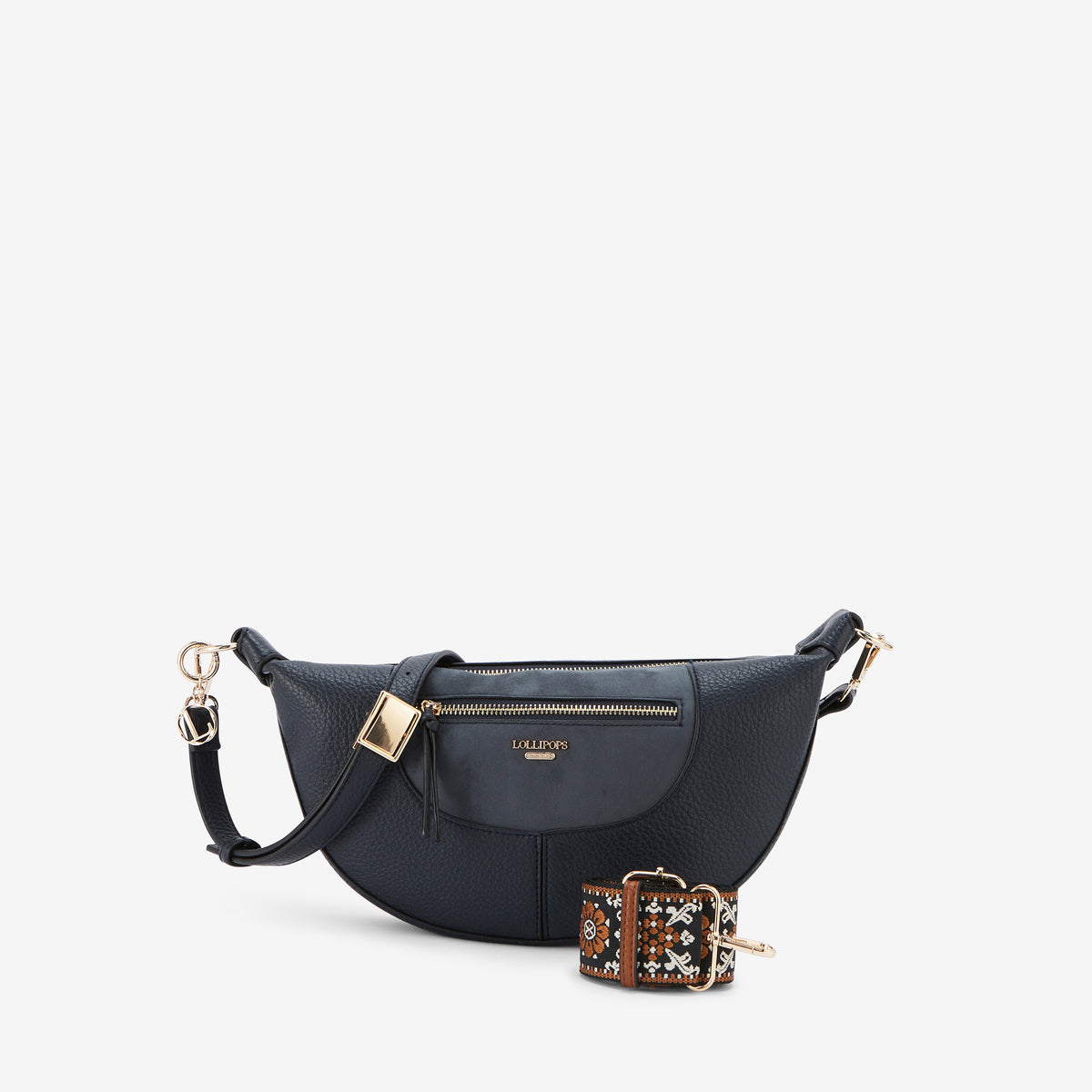 Sac porté épaule bleu marine Raven