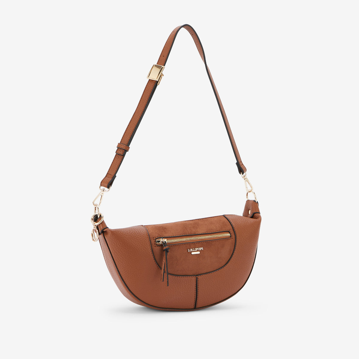 Sac porté épaule cognac Raven