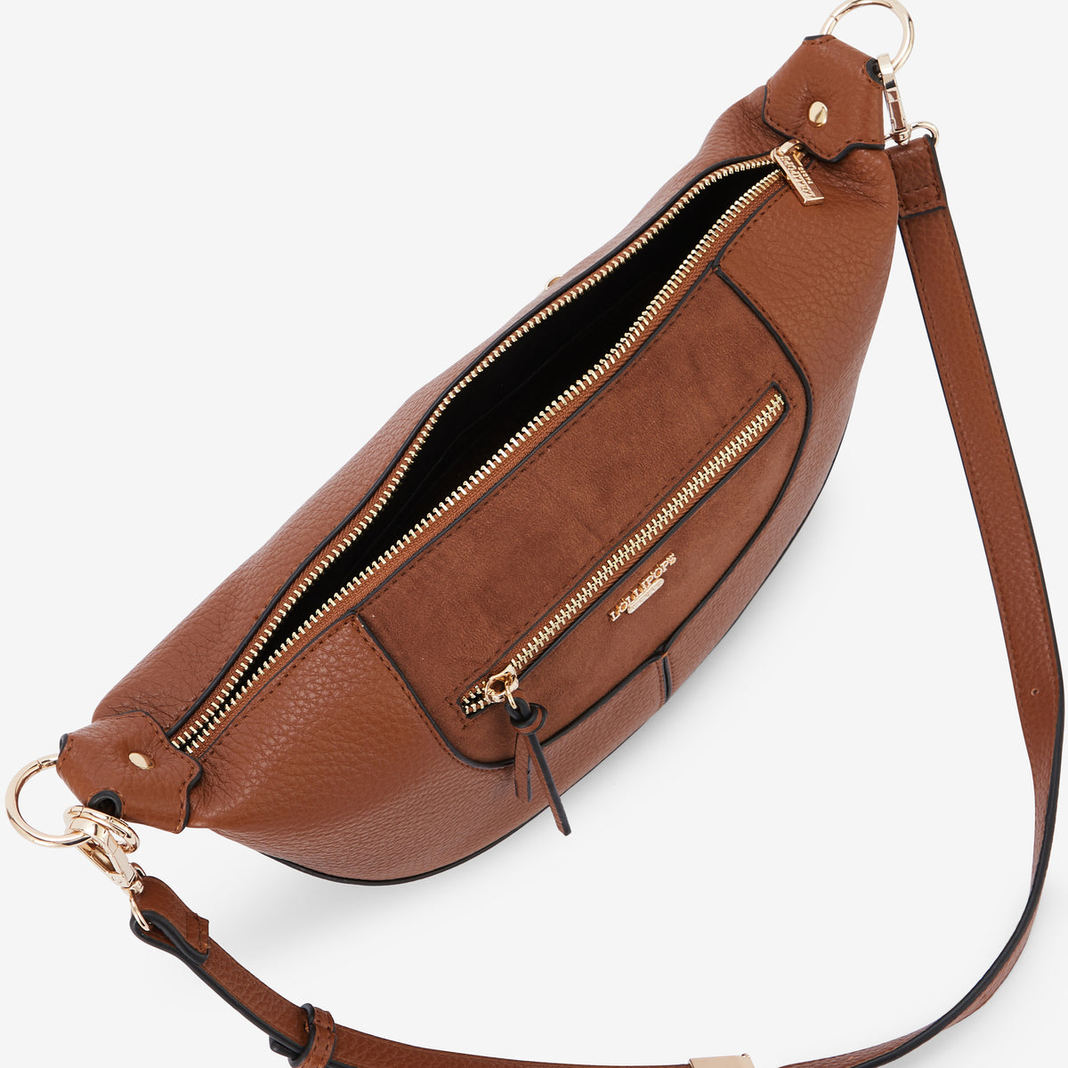 Sac porté épaule cognac Raven