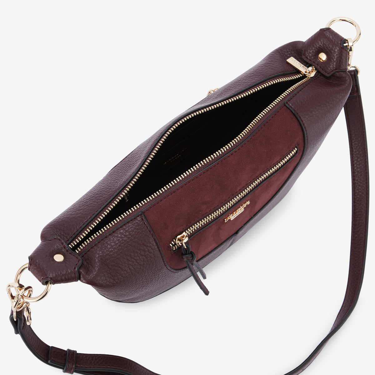 Sac porté épaule bordeaux Raven