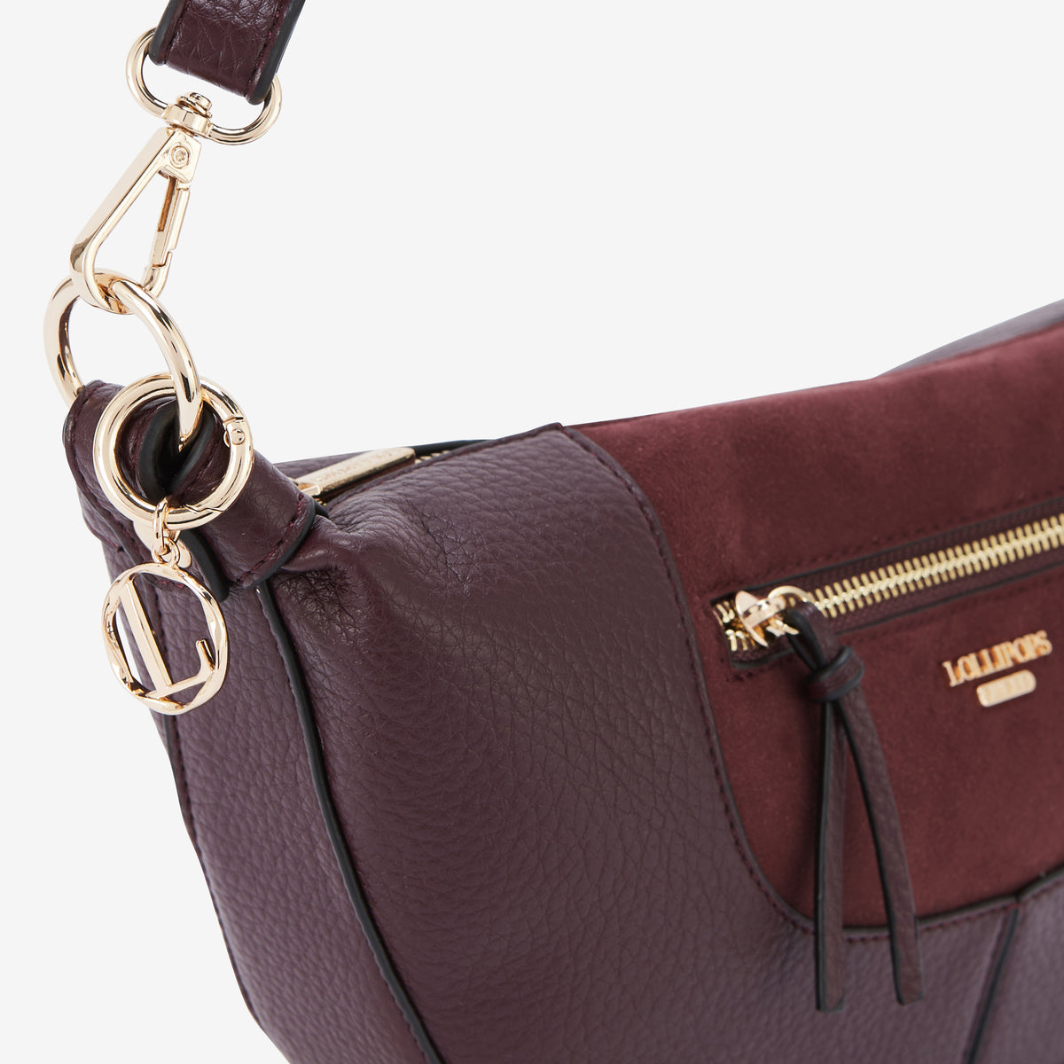 Sac porté épaule bordeaux Raven