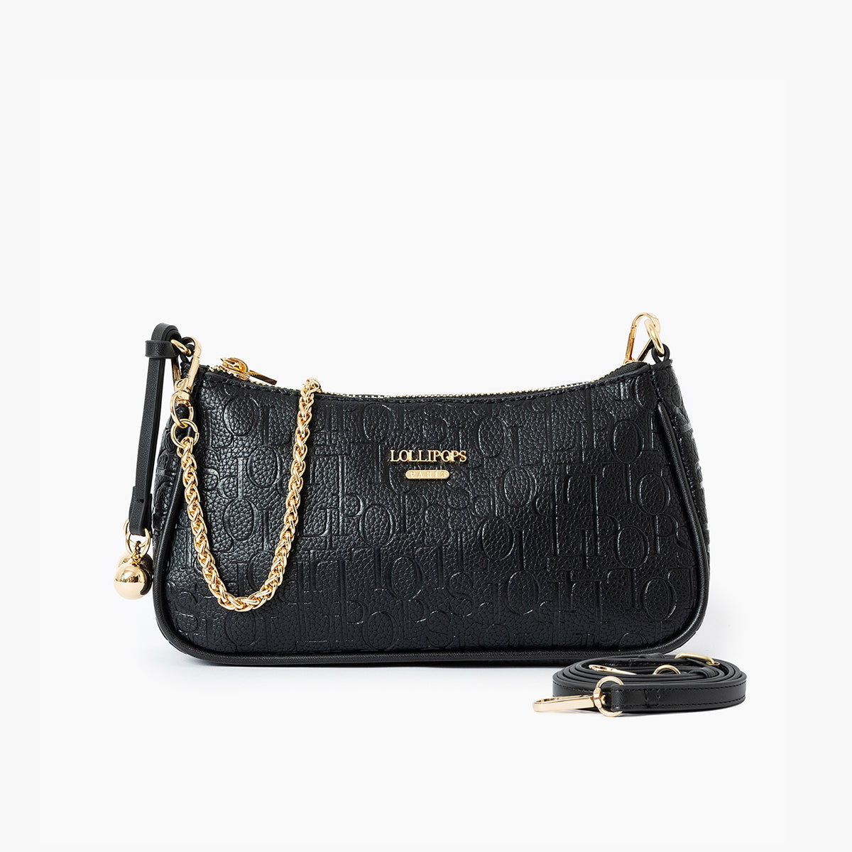 Sac bandoulière noir Sanja
