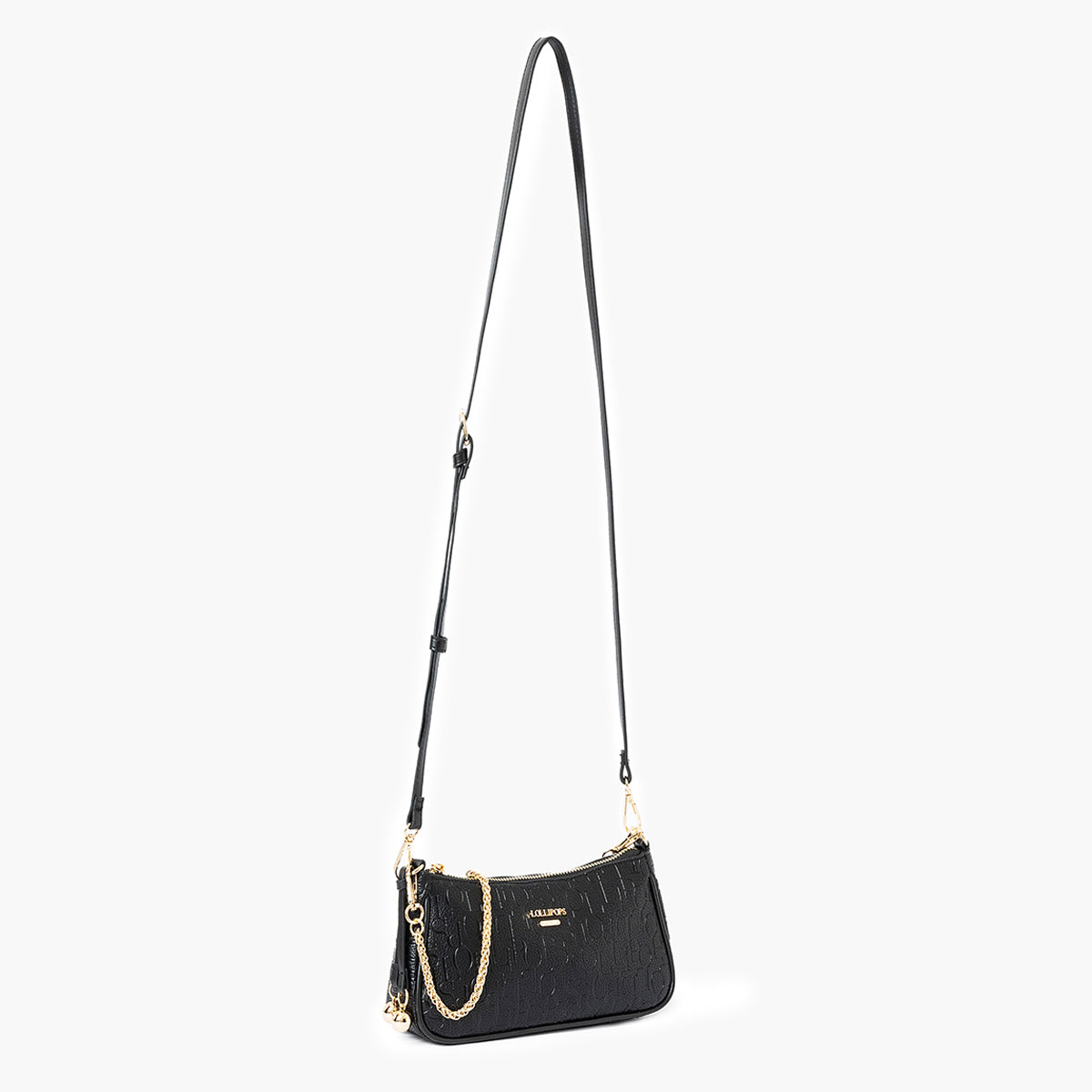 Sac bandoulière noir Sanja