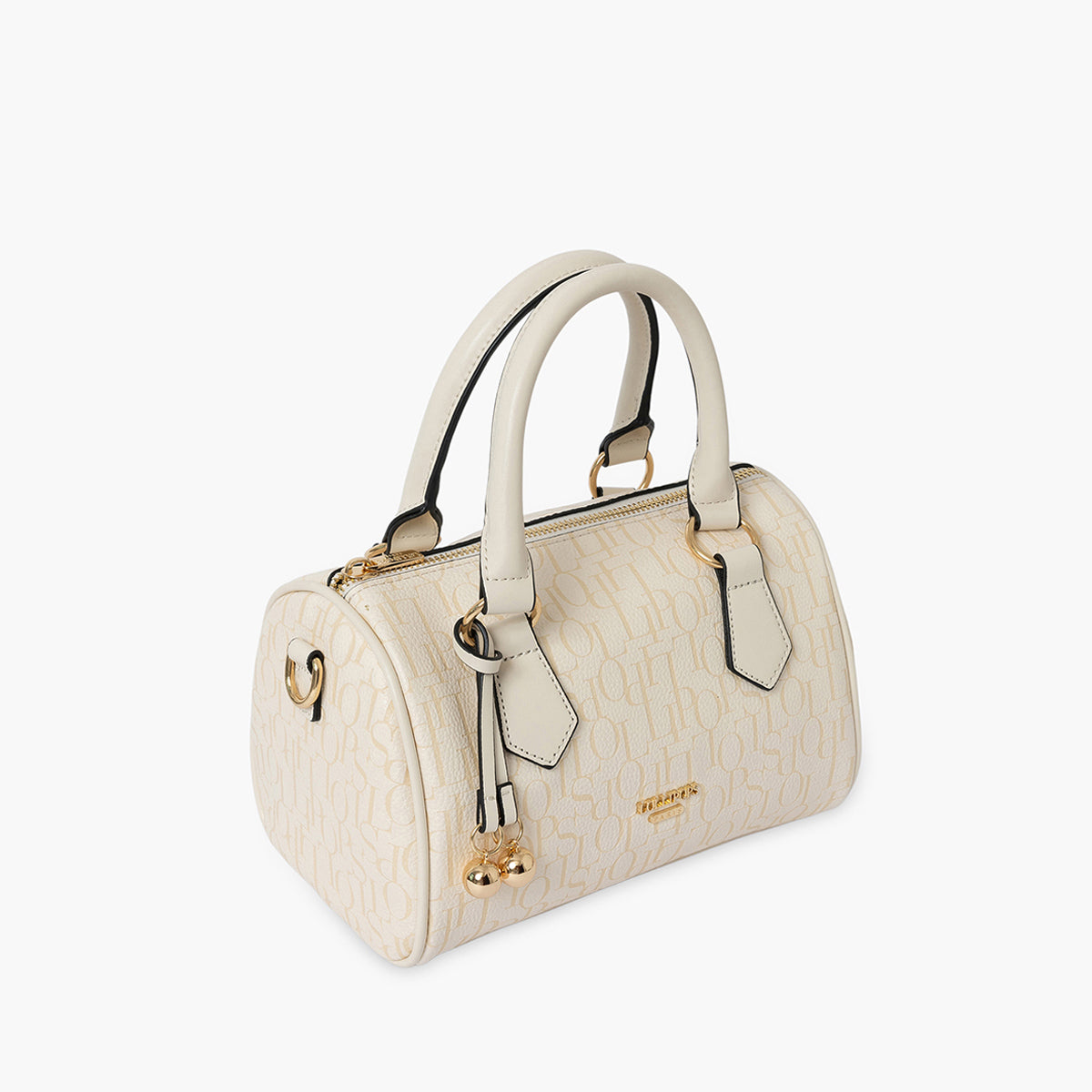 Petit sac bowling ivoire Sanja