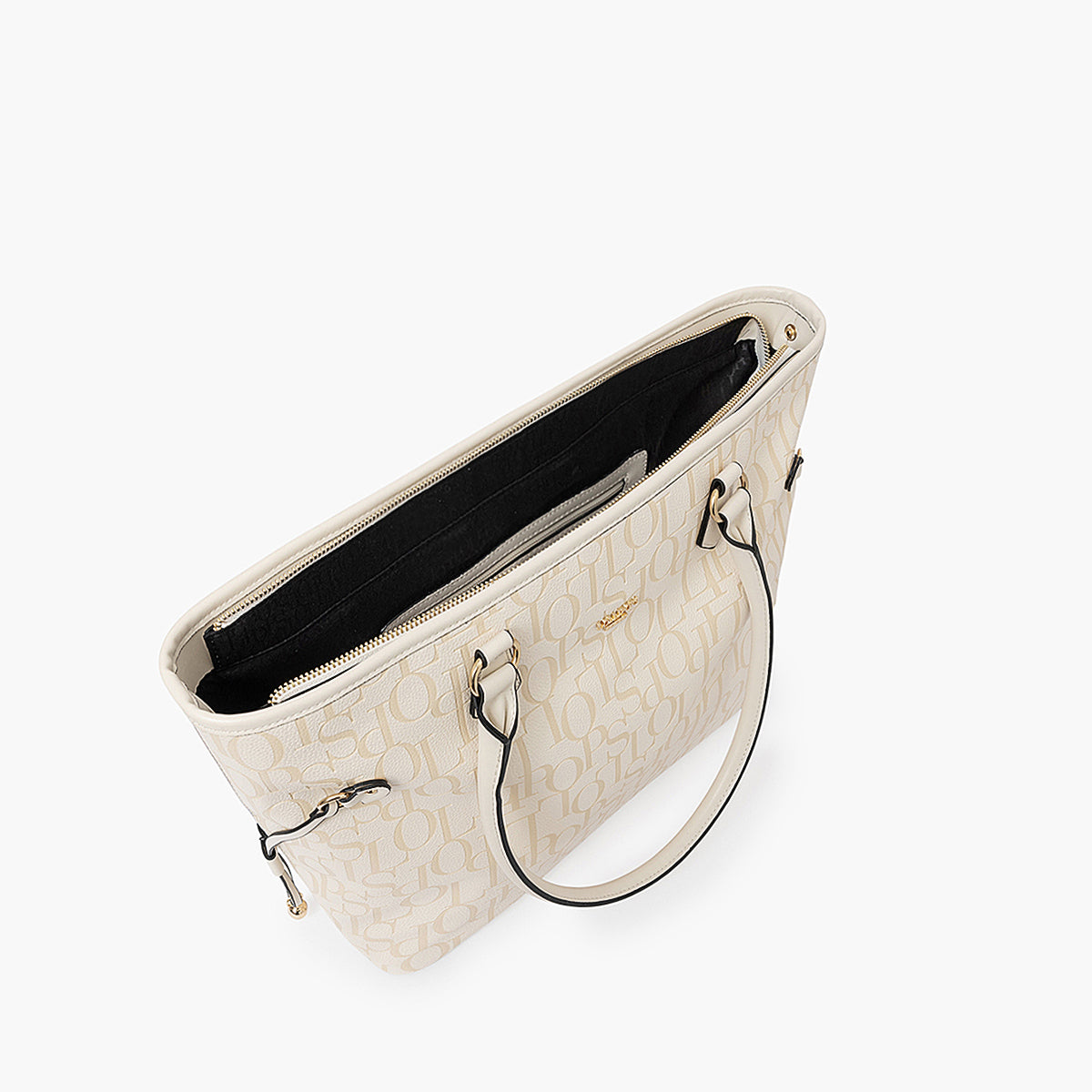 Grand sac shopper ivoire Sanja