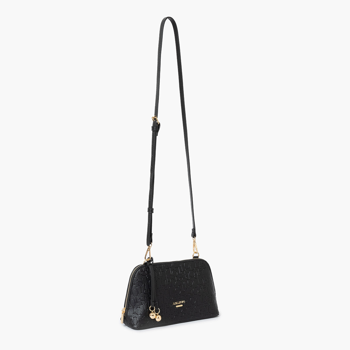 Petit sac porté épaule noir Sanja
