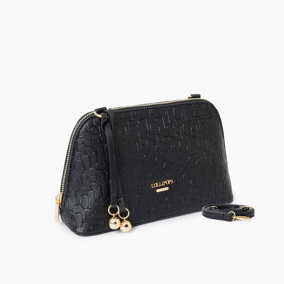 Petit sac porté épaule noir Sanja