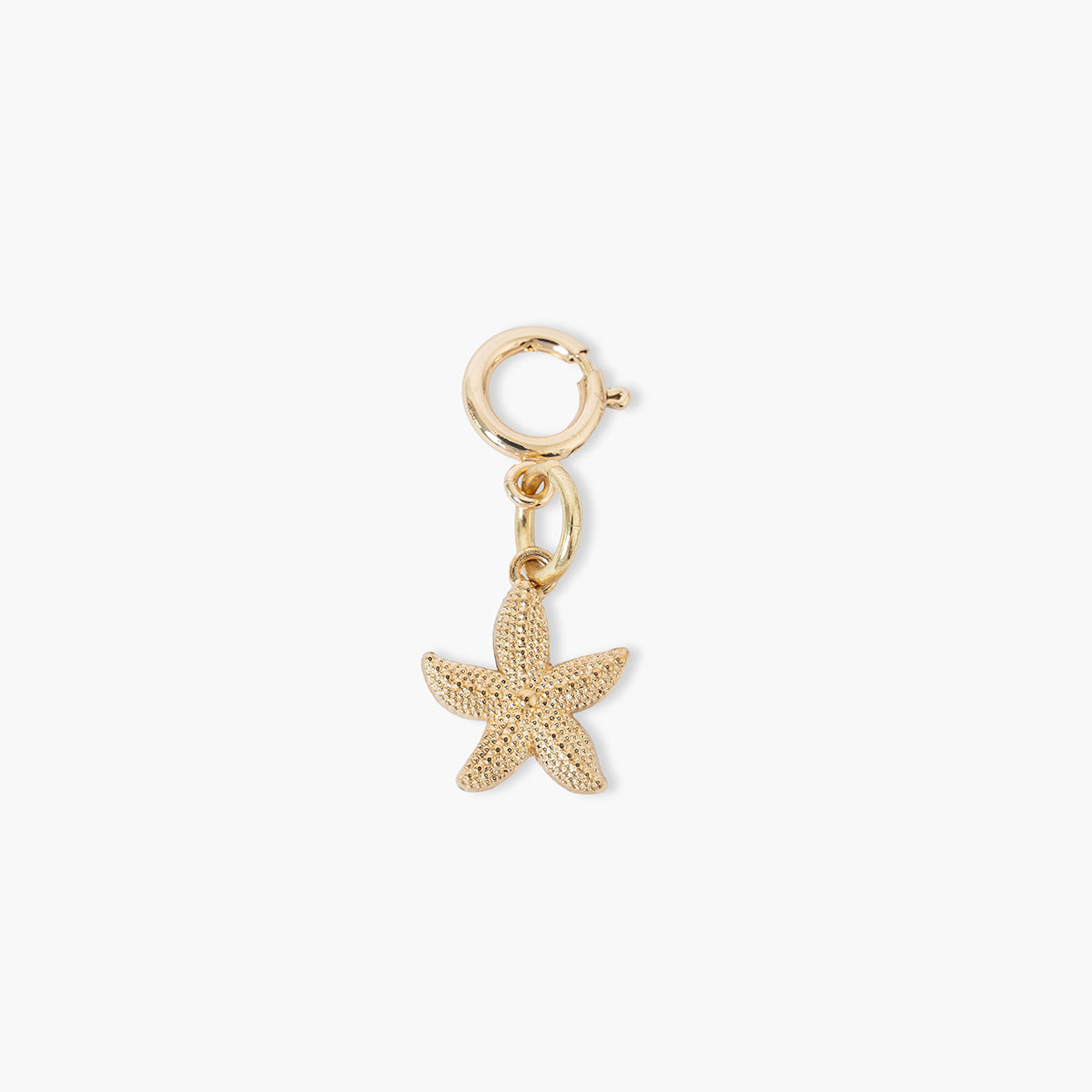 Bijou de sac étoile de mer dorée Silea