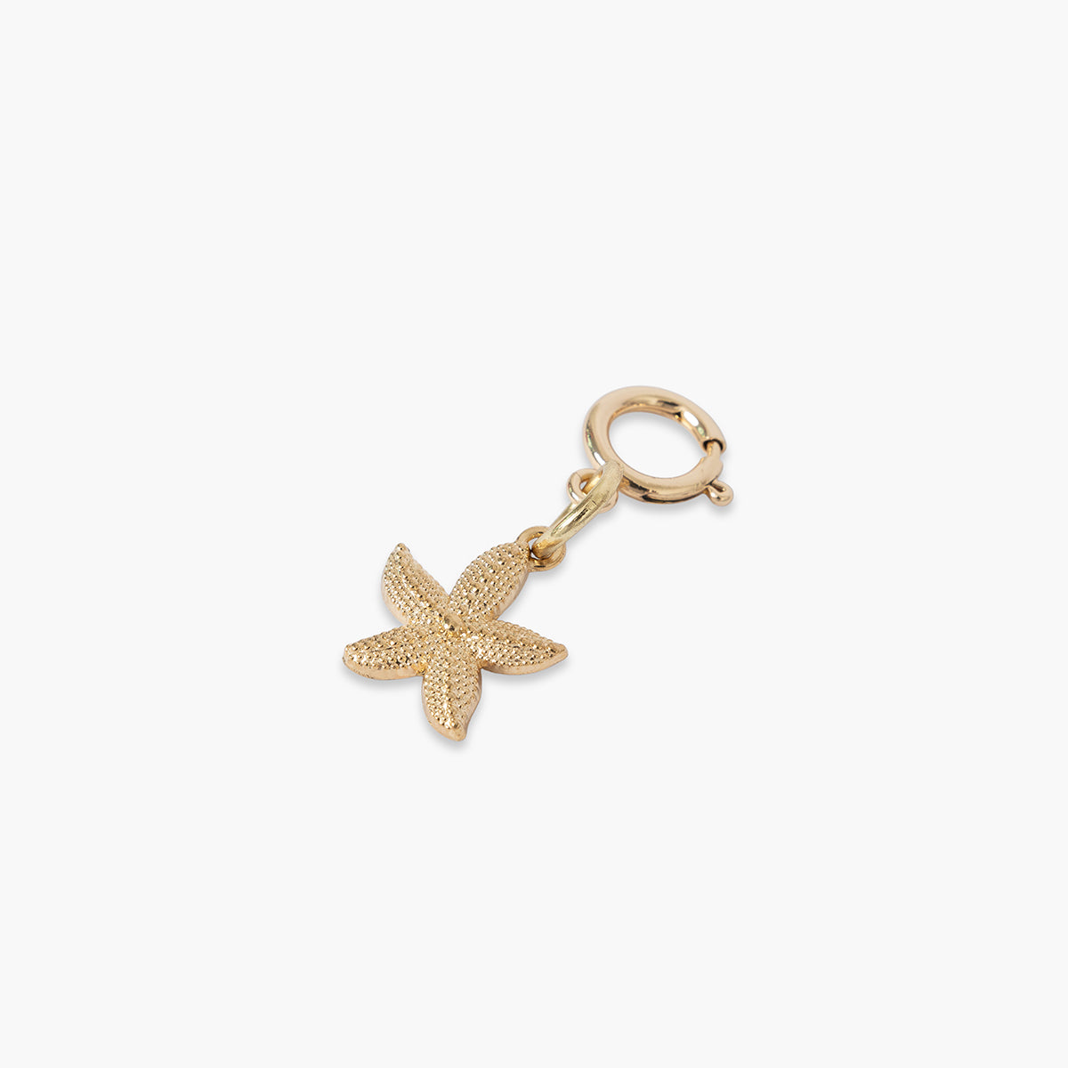 Bijou de sac étoile de mer dorée Silea