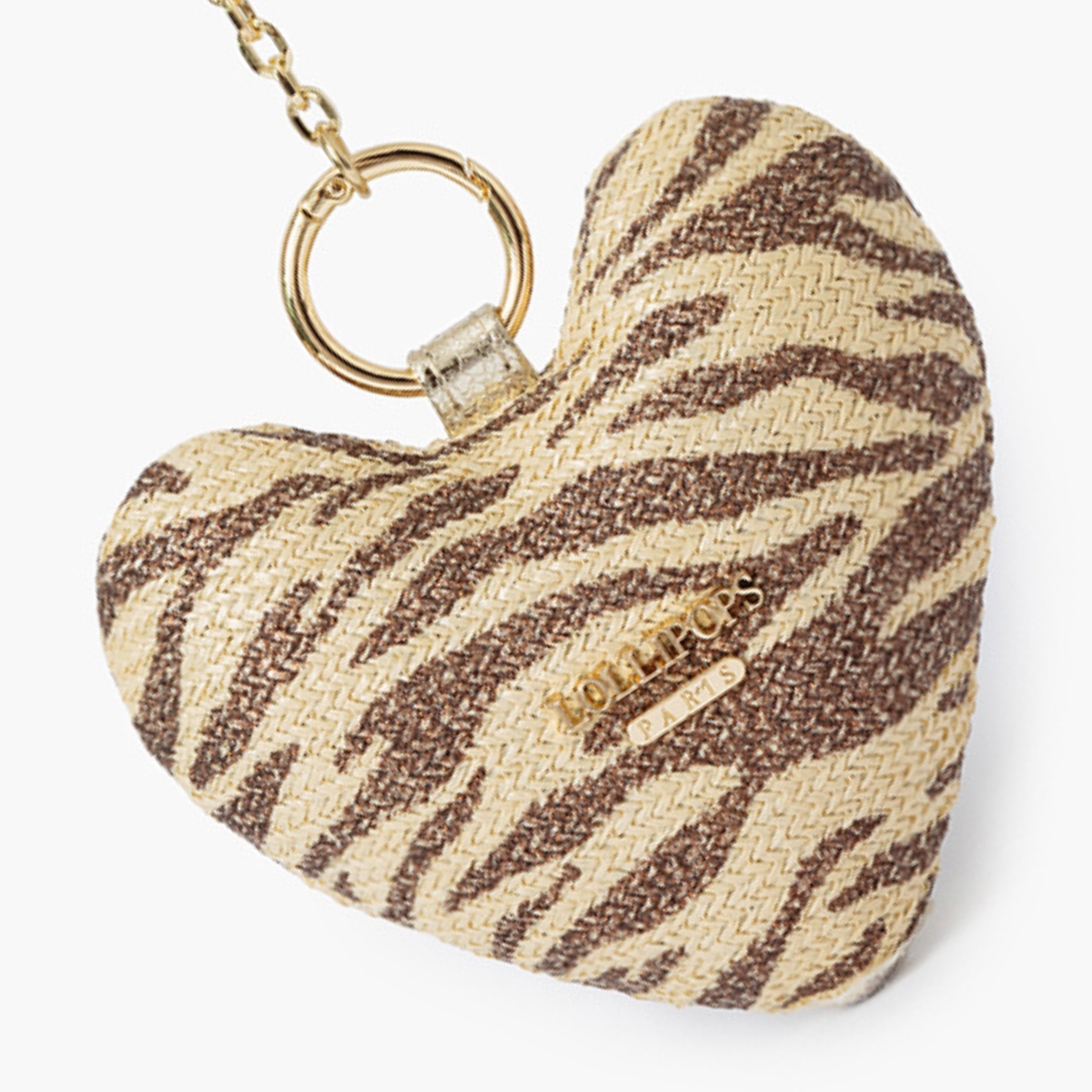 Porte-clés cœur marron Seart