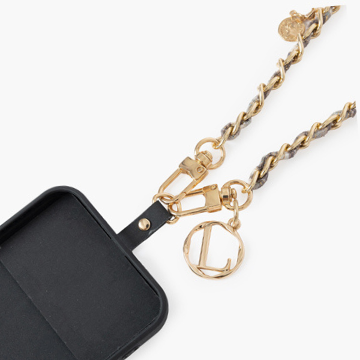 Chaine de téléphone grise Seymour