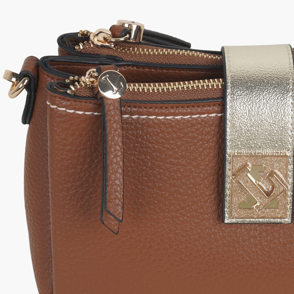 Sac multi poches camel Soyan