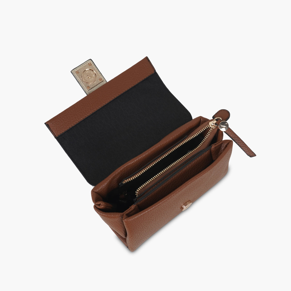 Petit sac porté épaule camel Soyan