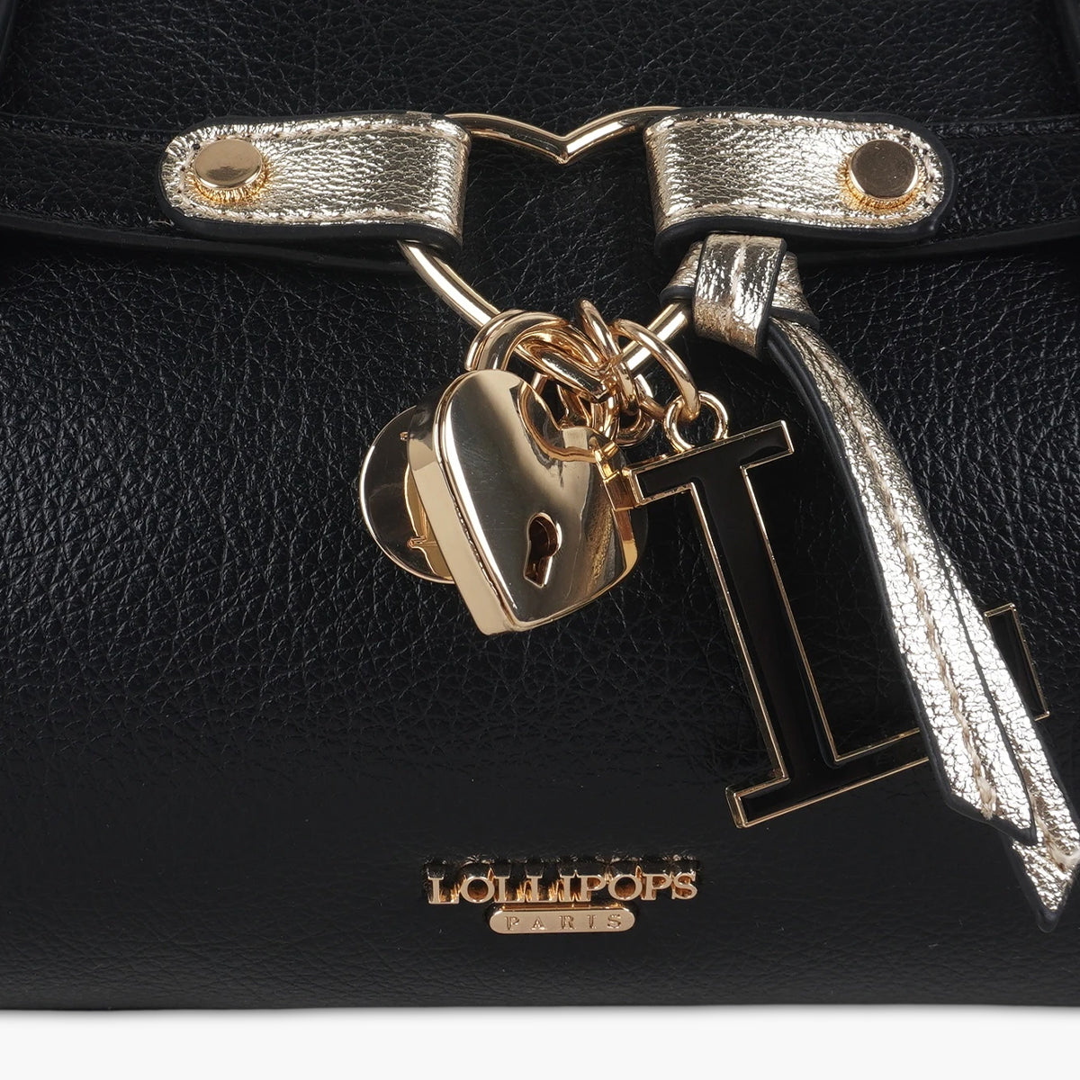 Sac bandoulière noir Sublima