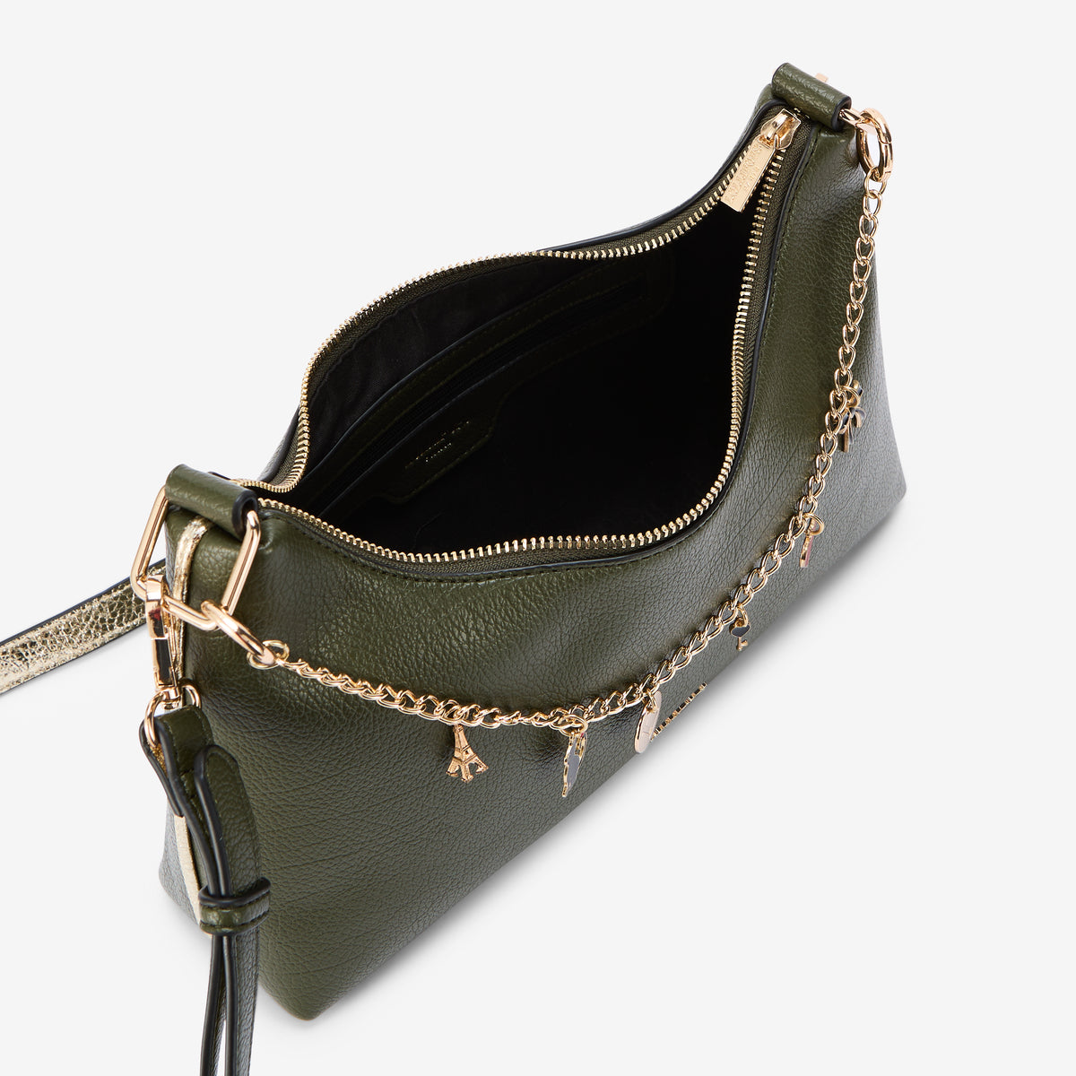 Sac bandoulière kaki Roselaine