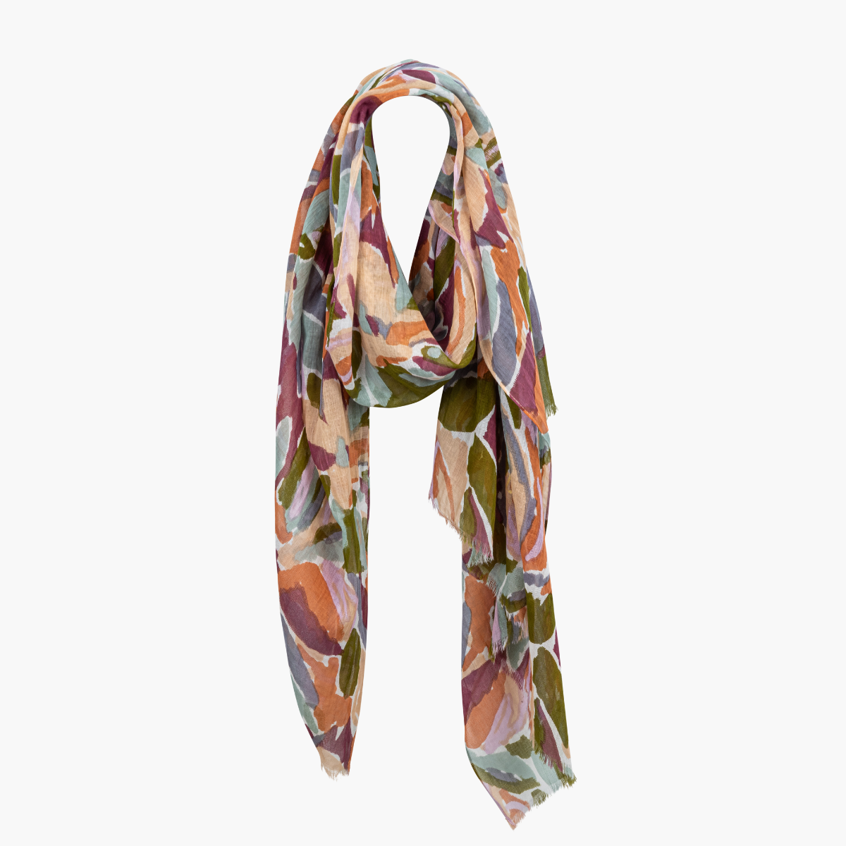 Foulard rectangulaire multicolore Penelopa