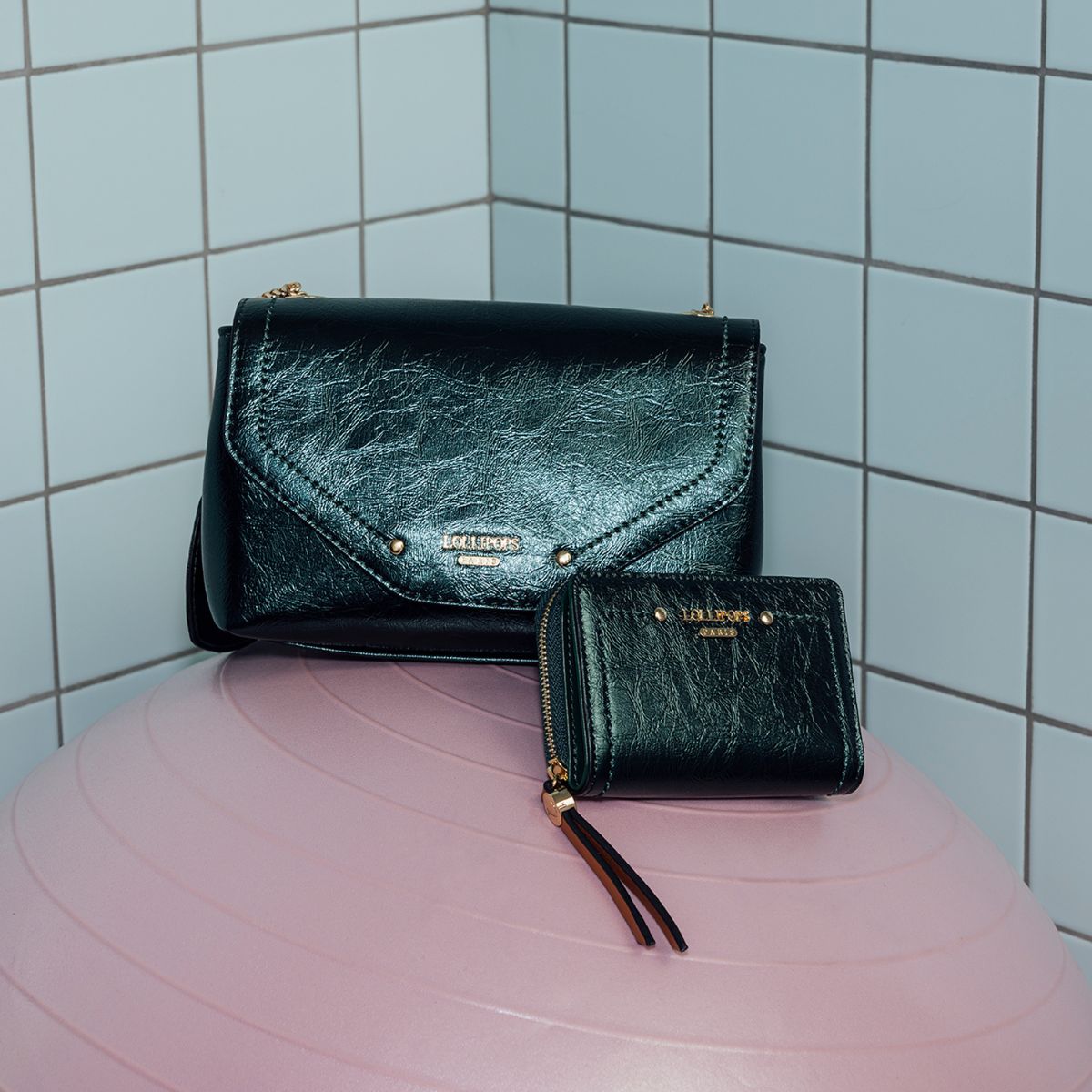 Portefeuille vert Rody