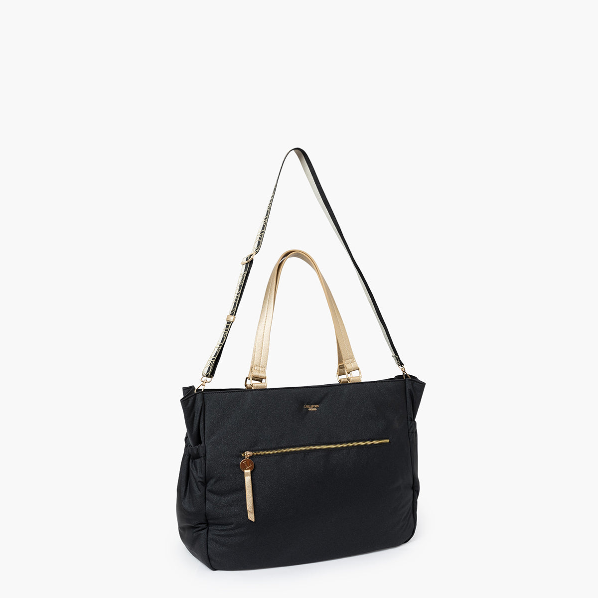 Grand sac shopper noir S-Rosa