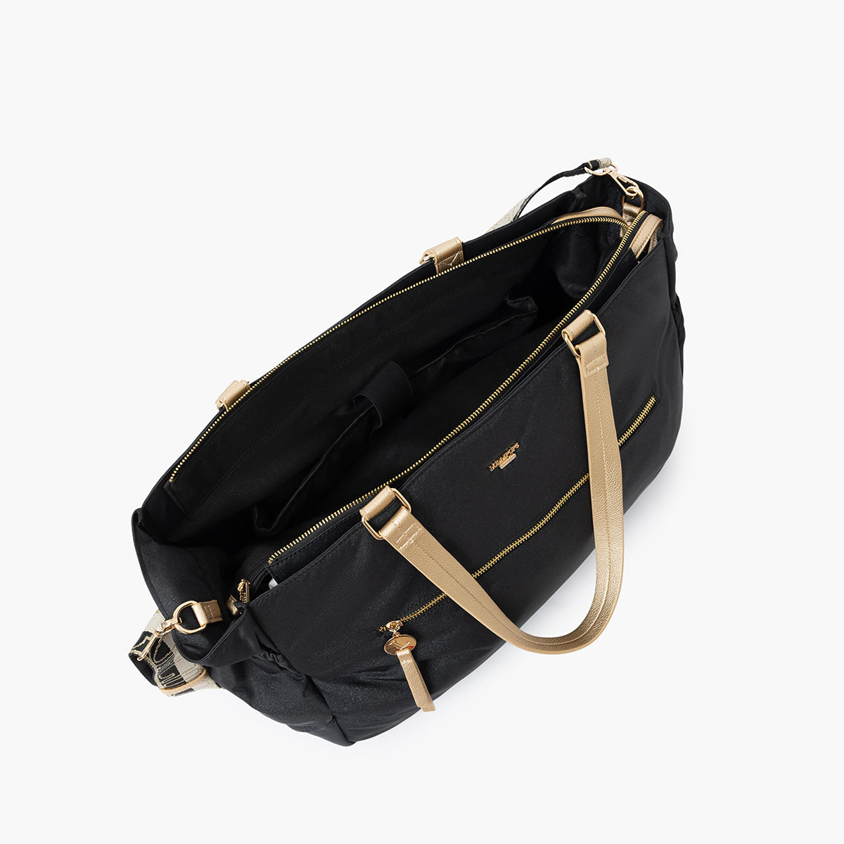 Grand sac shopper noir S-Rosa