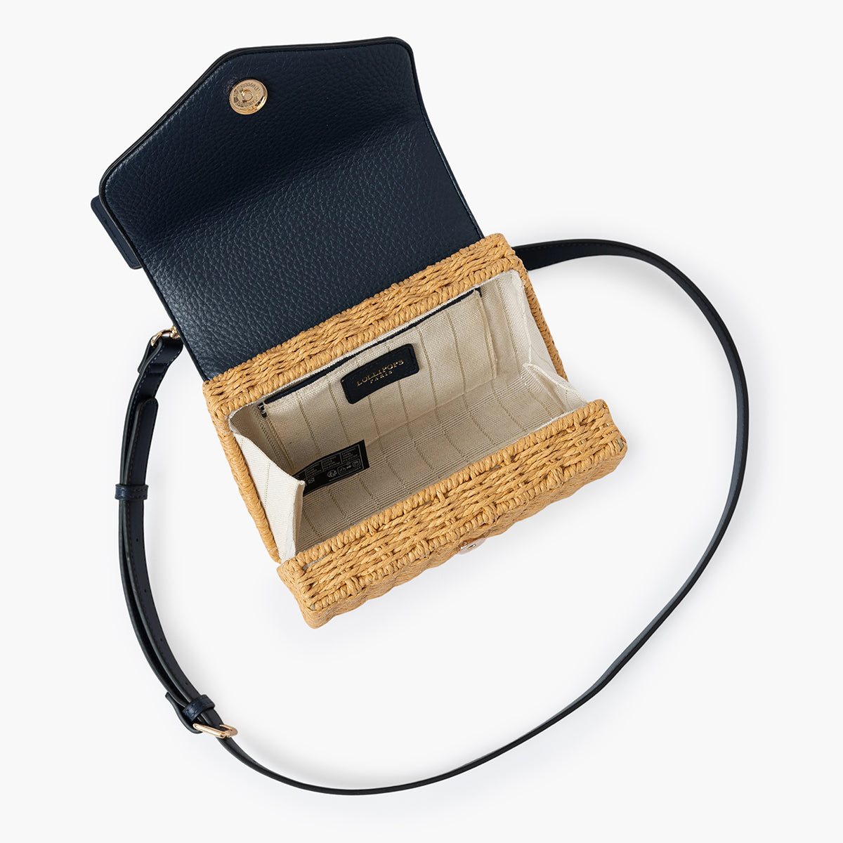 Petit sac porté épaule bleu marine Sham