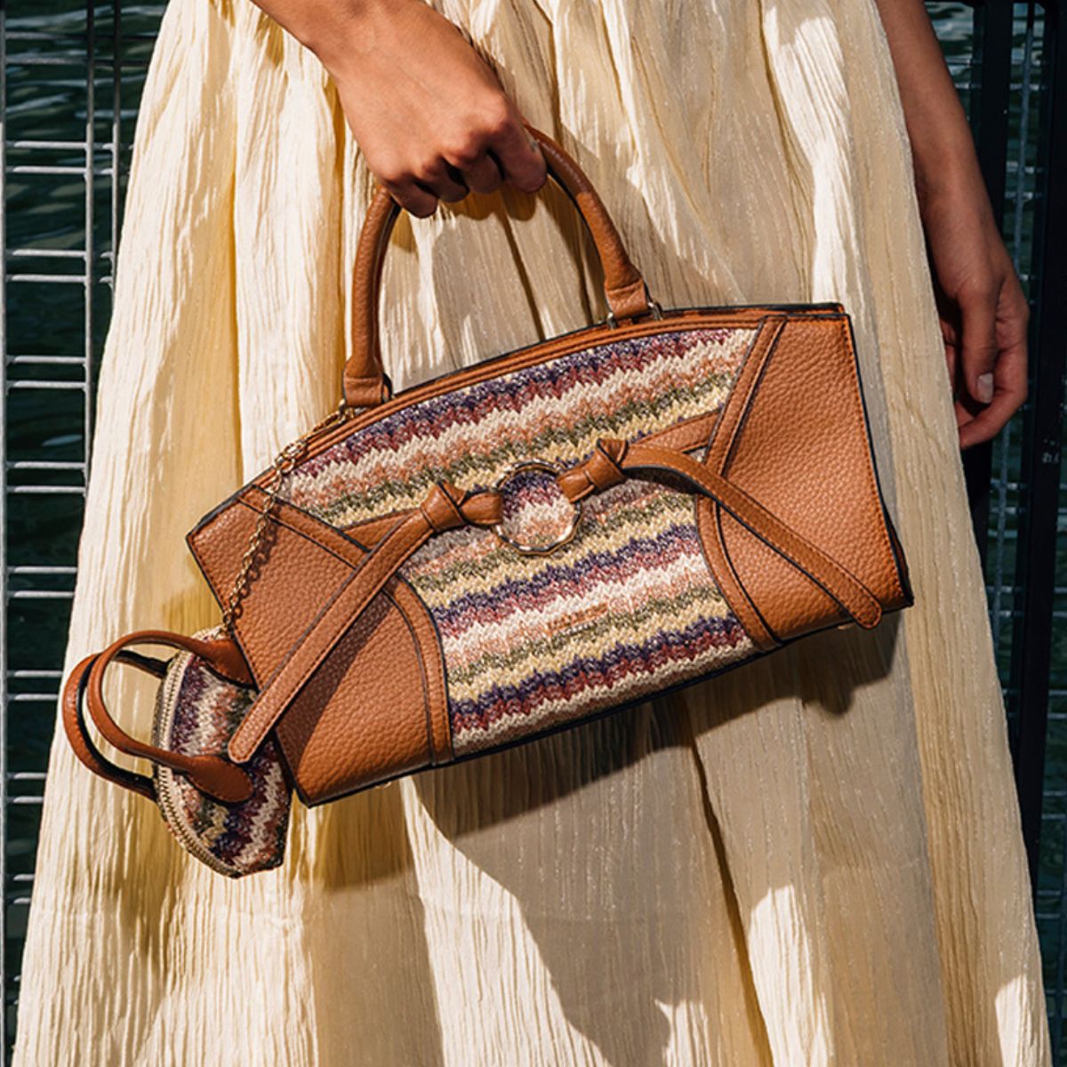 Sac shopper camel Steevy