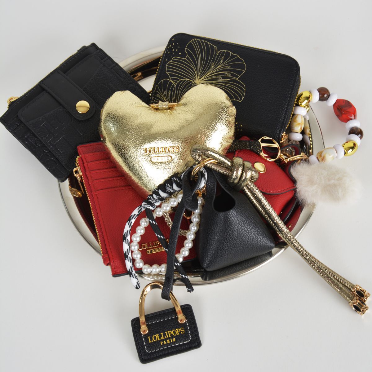 Porte cartes noir Sya