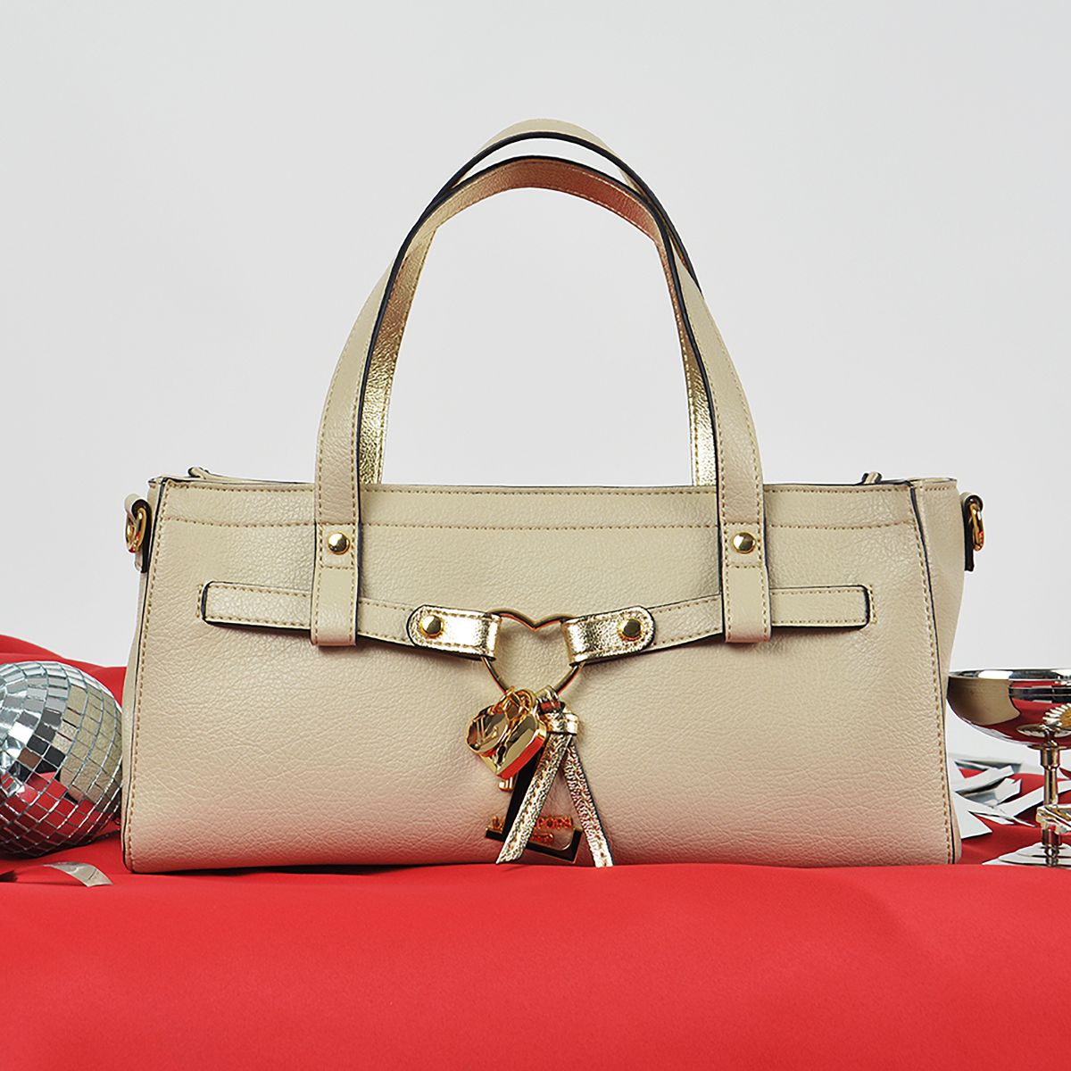 Sac bandoulière beige Sublima