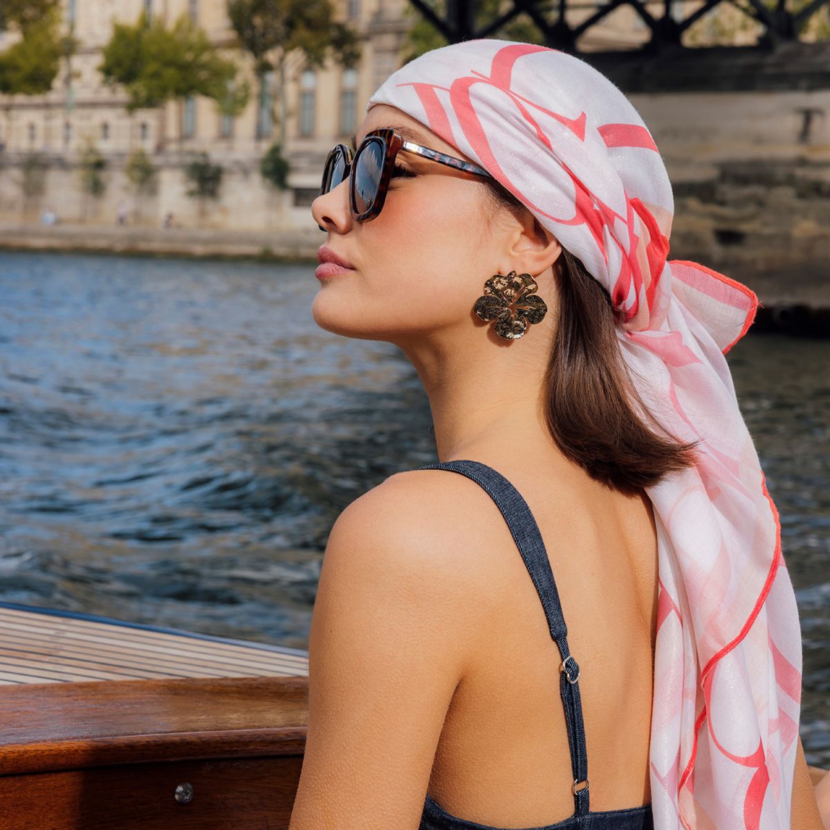 Foulard corail Sabrine
