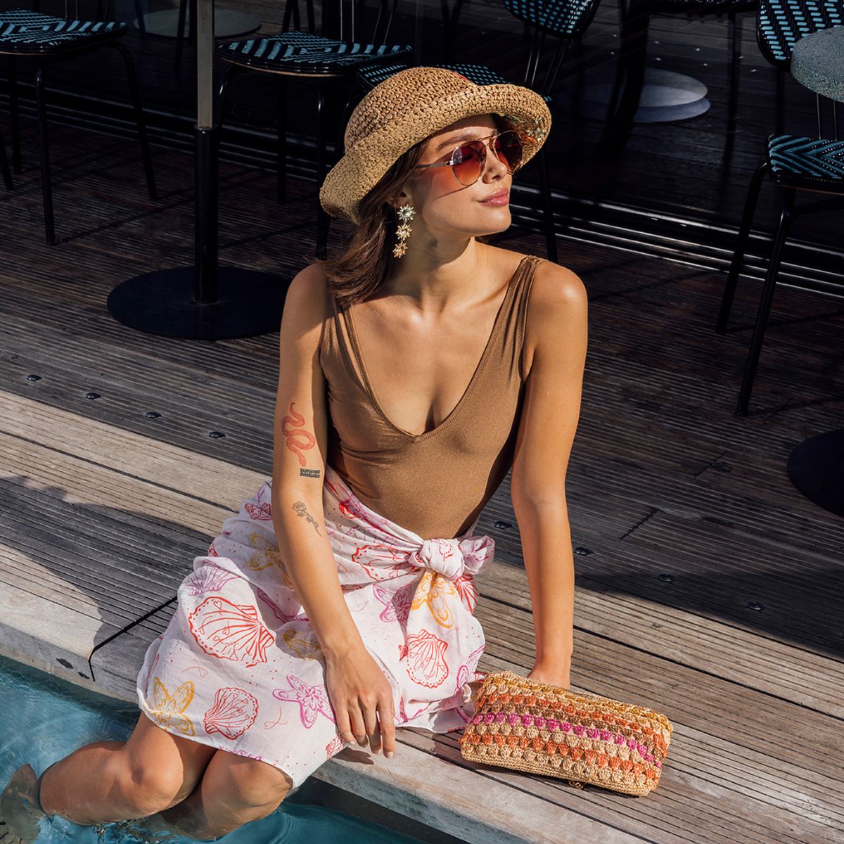 Lunettes en métal marron - Best