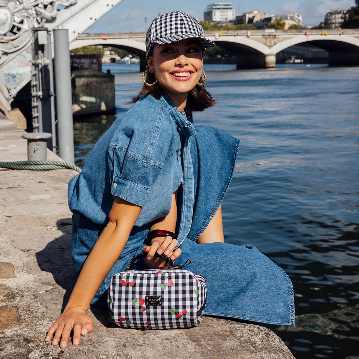 Trousse à maquillage noire Sweetie