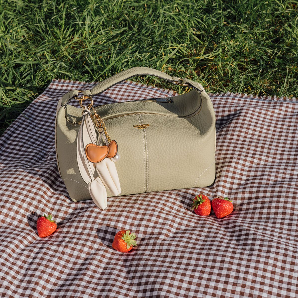 Sac hobo vert Sixtine